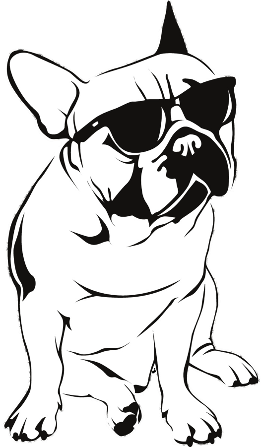 Bulldog Clipart Profile - French Bulldog Clipart - Png Download (900x900), Png Download