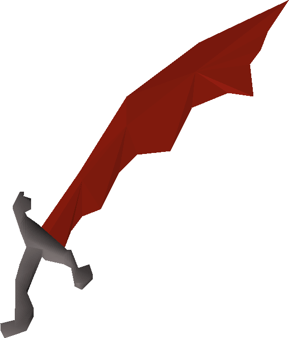 Old School Runescape Wiki - Runescape Dragon Scimitar Clipart (567x663), Png Download
