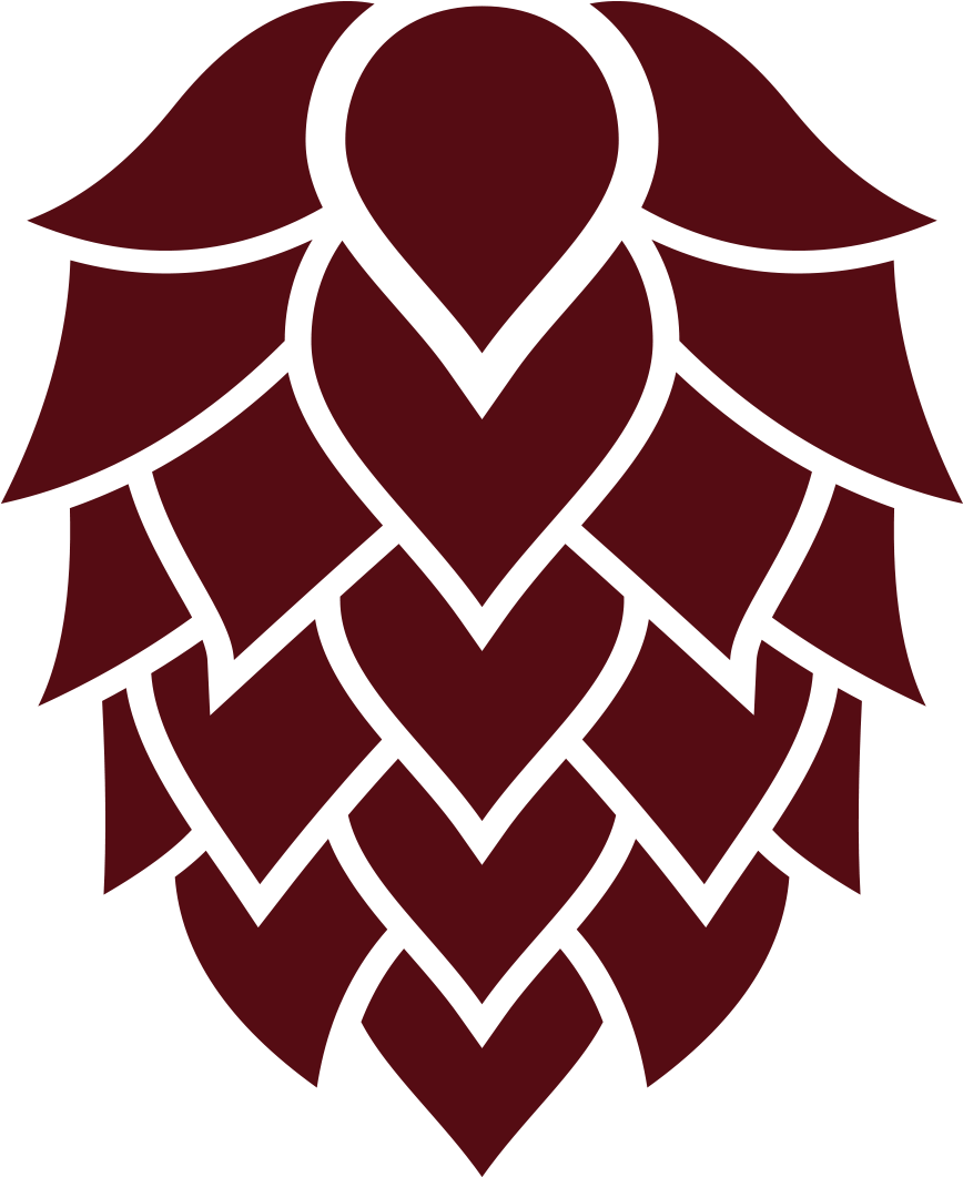 Red Barn Newsletter - Beer Hop Stencil Clipart (1124x1201), Png Download