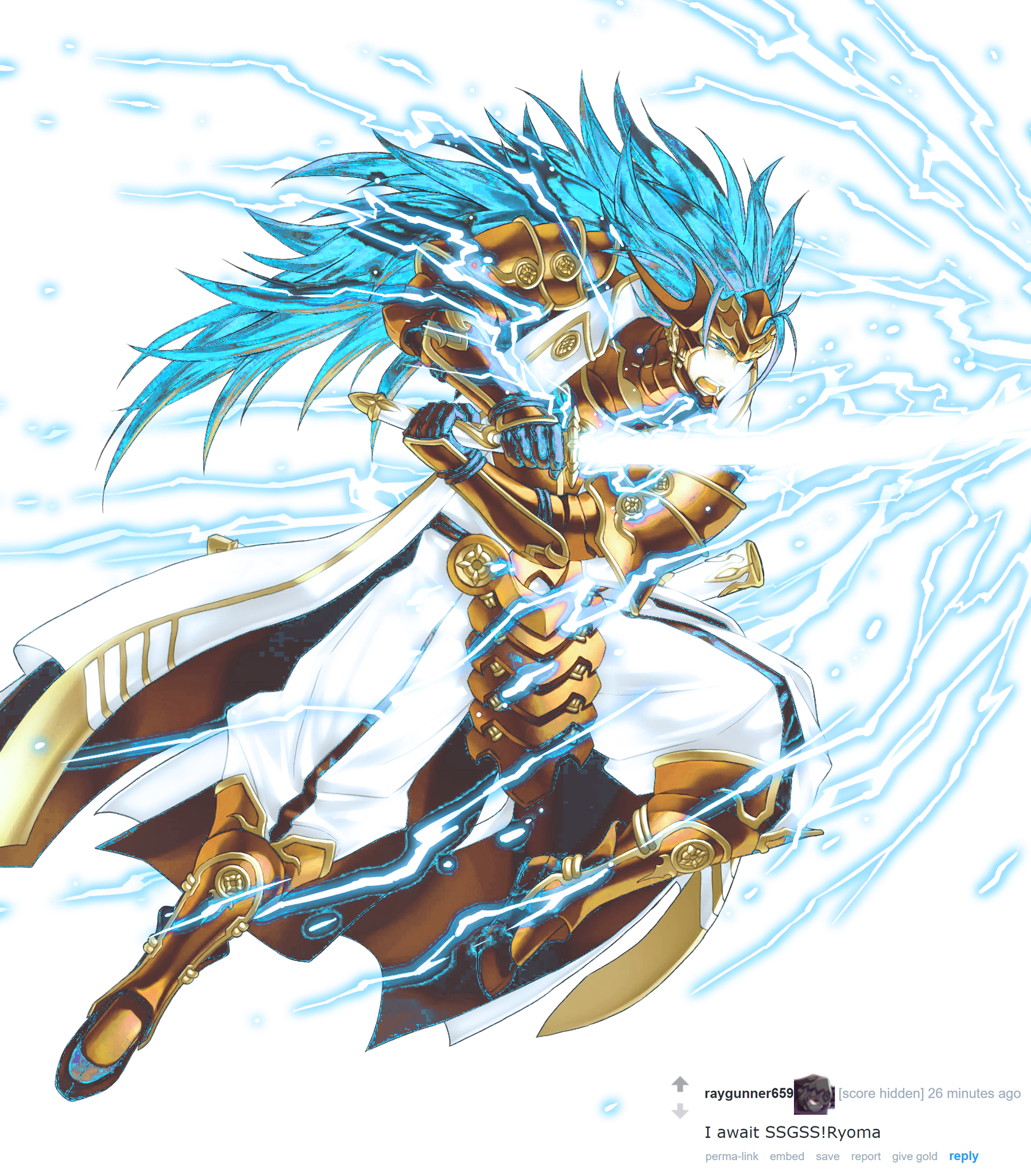 Ryoma - Fire Emblem Heroes Special Quotes Clipart (1684x1920), Png Download