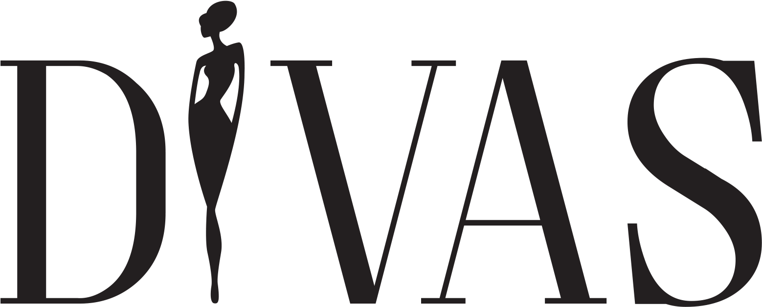 Divas - Lk - Silhouette Clipart (2301x995), Png Download