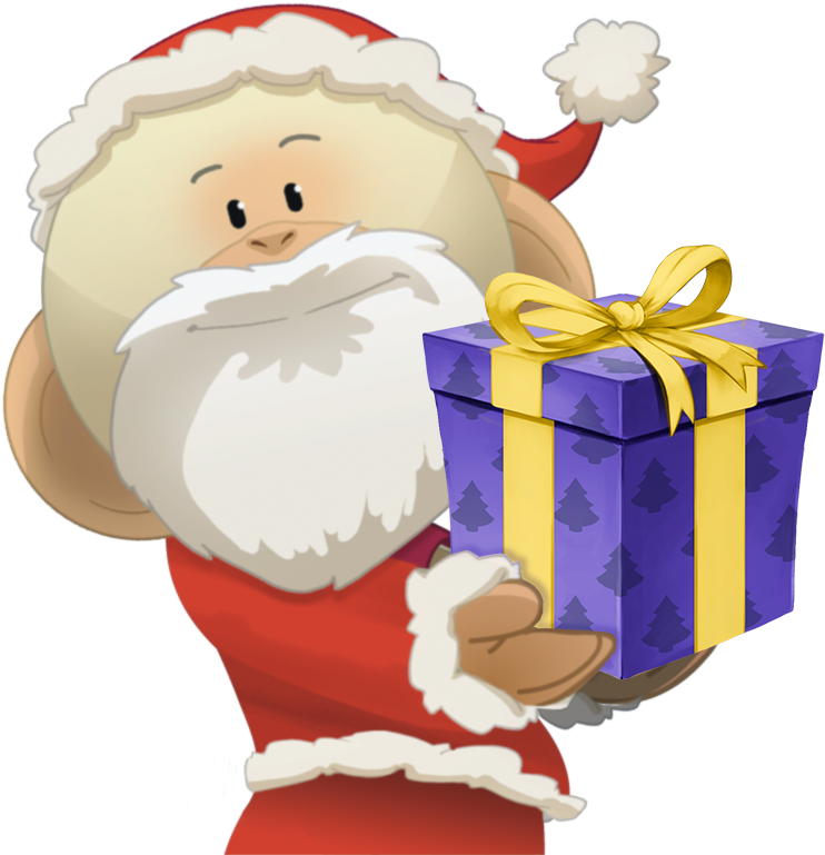 Christmas Is Getting Closer And Closer We're Excited - Cartoon Clipart (800x800), Png Download