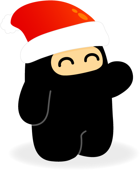 Secret Santa - - Ninja Santa Clipart (600x600), Png Download
