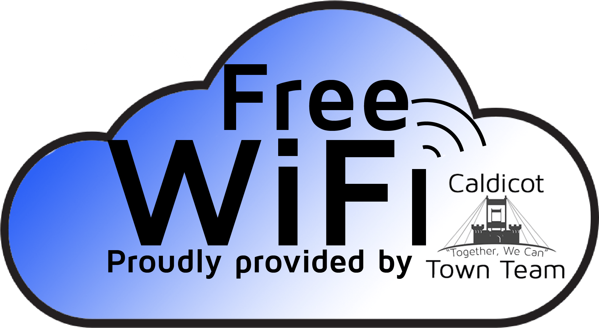Free Wifi To Boost Town - Graphics Clipart (2037x1107), Png Download
