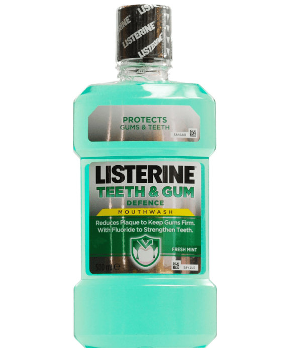 Listerine - Listerine Mouthwash Cool Mint 500ml Clipart (700x700), Png Download