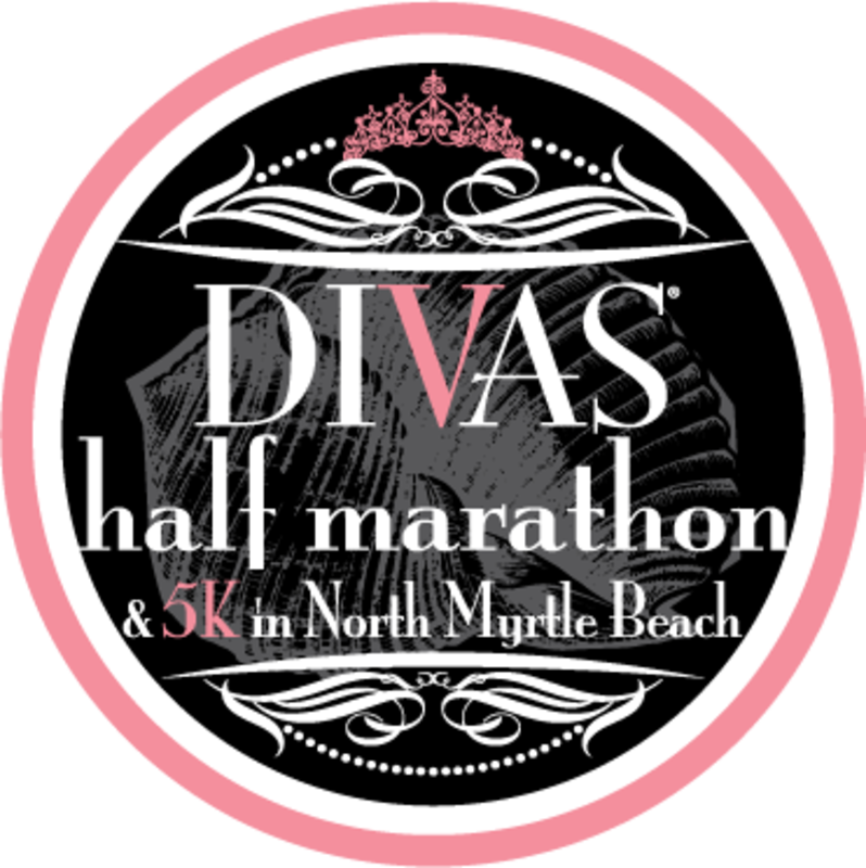 2019 Divas Half Marathon & 5k In North Myrtle Beach - Label Clipart (798x800), Png Download