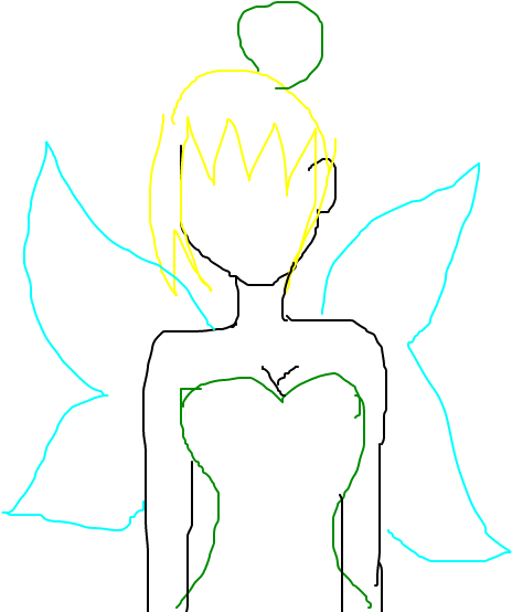 Sininho - Cartoon Clipart (1020x608), Png Download