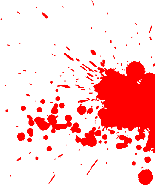 Blood Effect Png - Blood Splatter Towel Clipart (640x640), Png Download