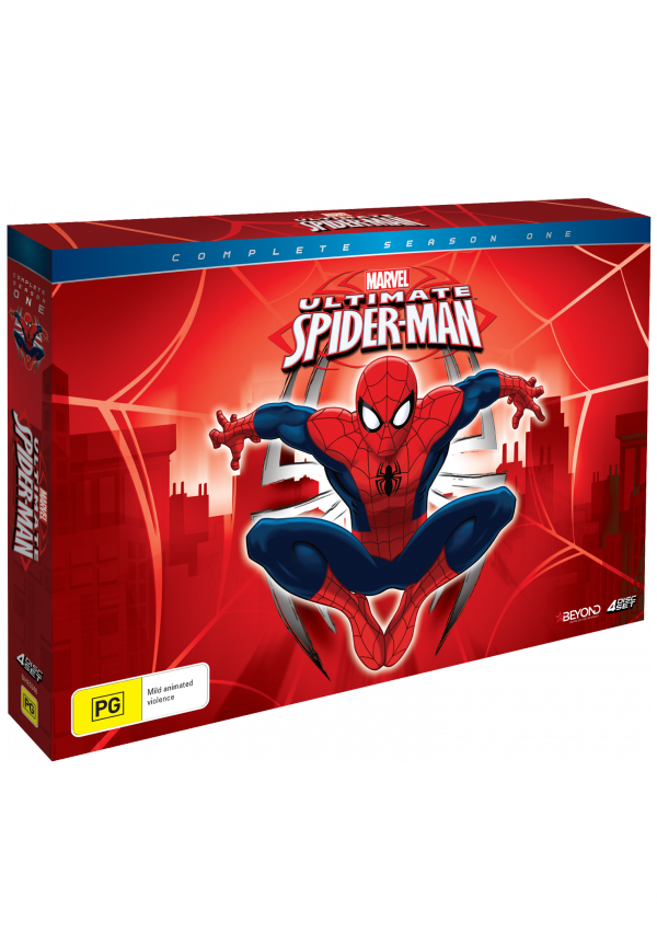 Ultimate Spiderman Season 4 Dvd Clipart (600x851), Png Download