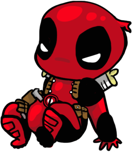 Deadpoop By Bleshu - Deadpool Baby Png Clipart (627x581), Png Download