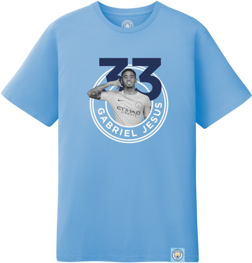 Manchester City Gabriel Jesus T-shirt - Punxsutawney Phil Clipart (600x583), Png Download