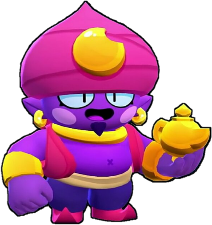 Gene Png - Gene From Brawl Stars Clipart (800x800), Png Download