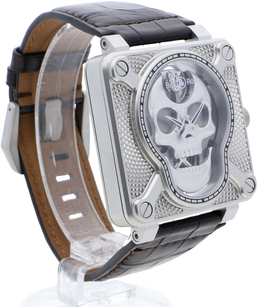 Bell & Ross Br01 Laughing Skull - Analog Watch Clipart (820x981), Png Download
