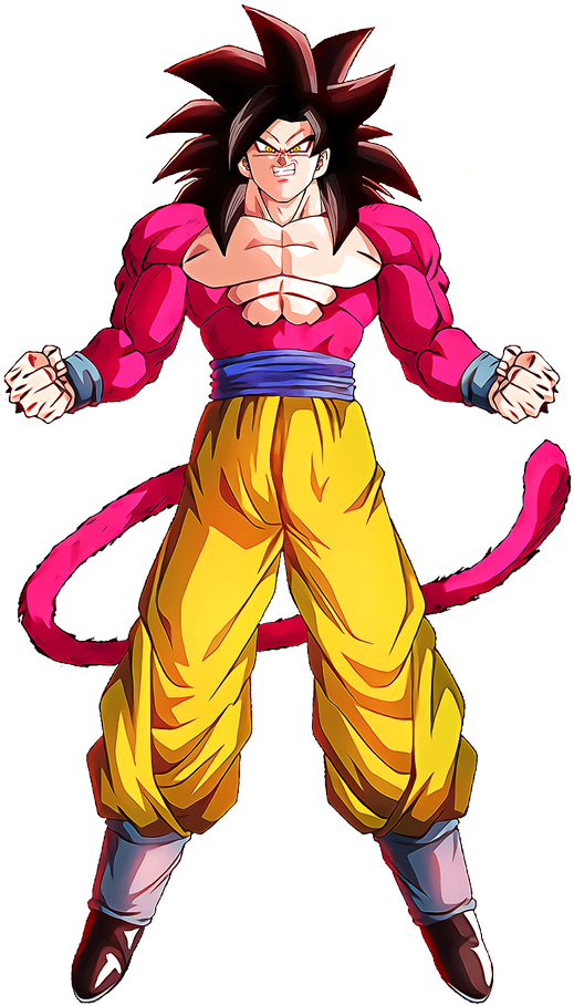Super Saiyan 4 Goku Character Hd Version - Goku Ss4 Png Clipart (900x1200), Png Download