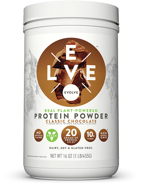 Protein - - Evolve Chocolate Protein Powder Clipart (585x700), Png Download