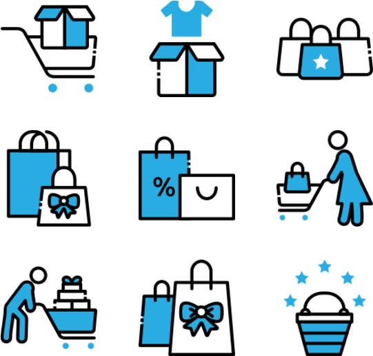 Shopping Clipart (600x564), Png Download