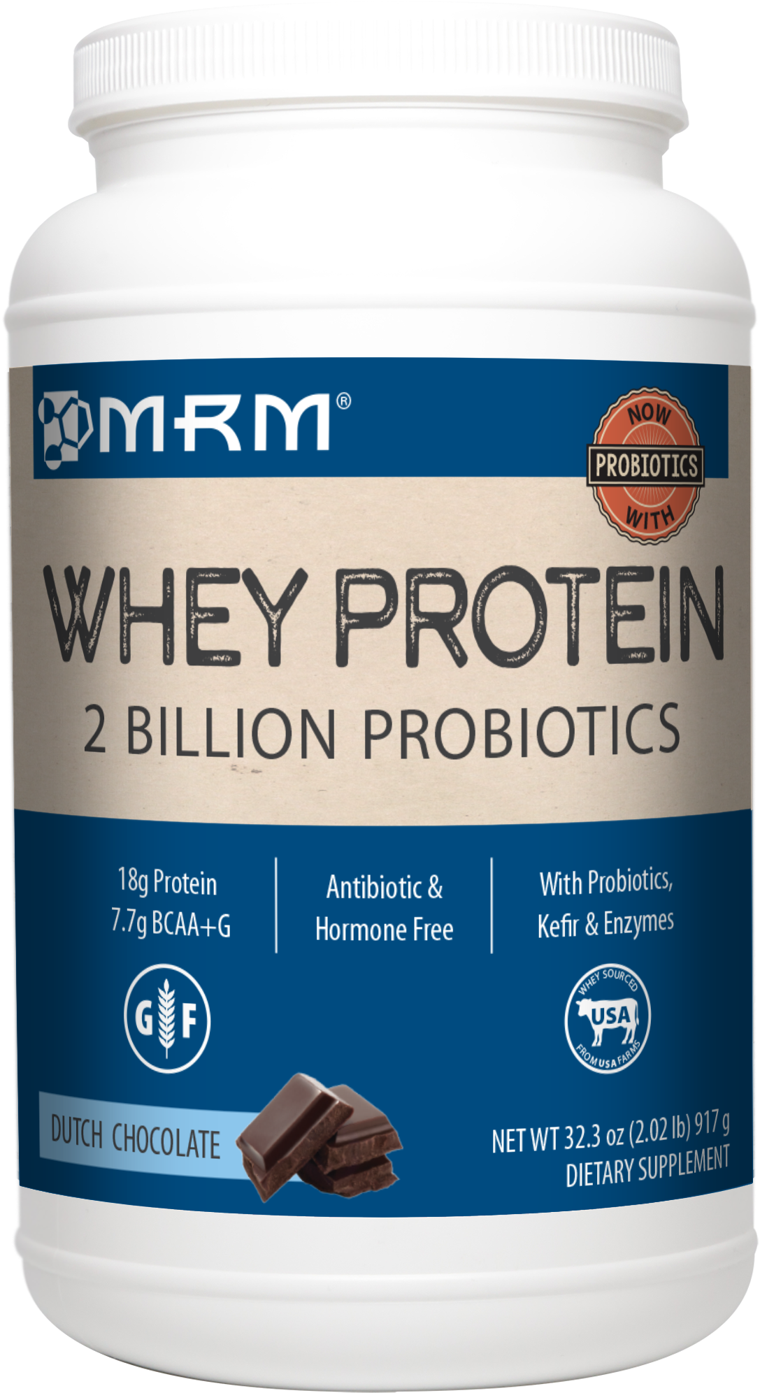 Whey Protein - Mrm Gainer With Probiotics Clipart (2000x2000), Png Download