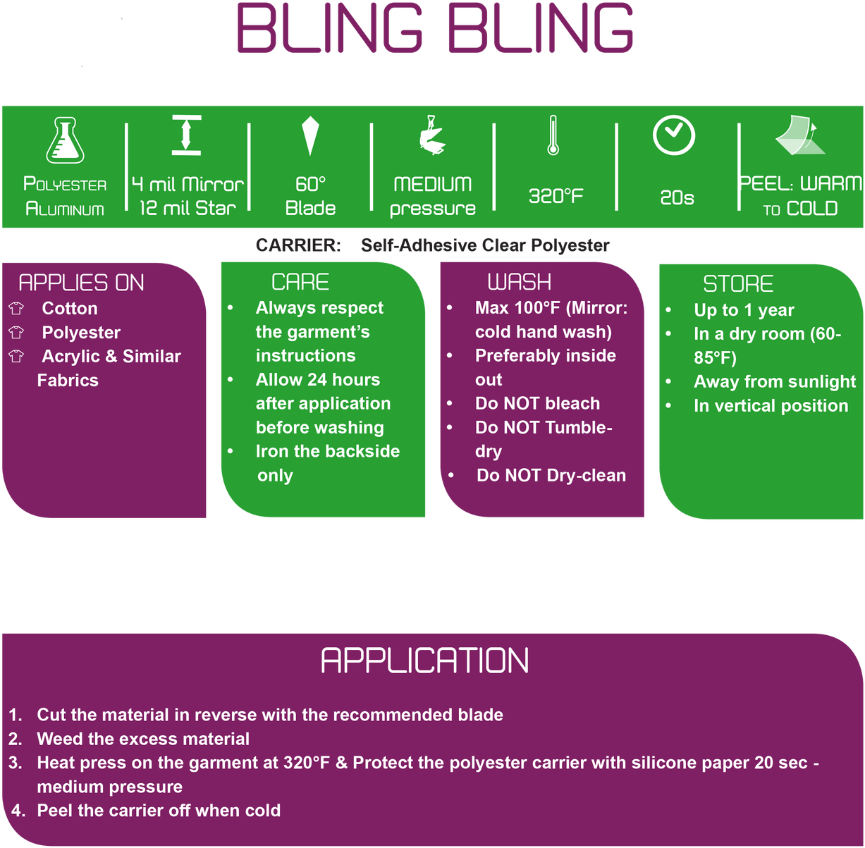 Bling Bling Mirror 20" - Heat Transfer Vinyl Clipart (1280x1280), Png Download