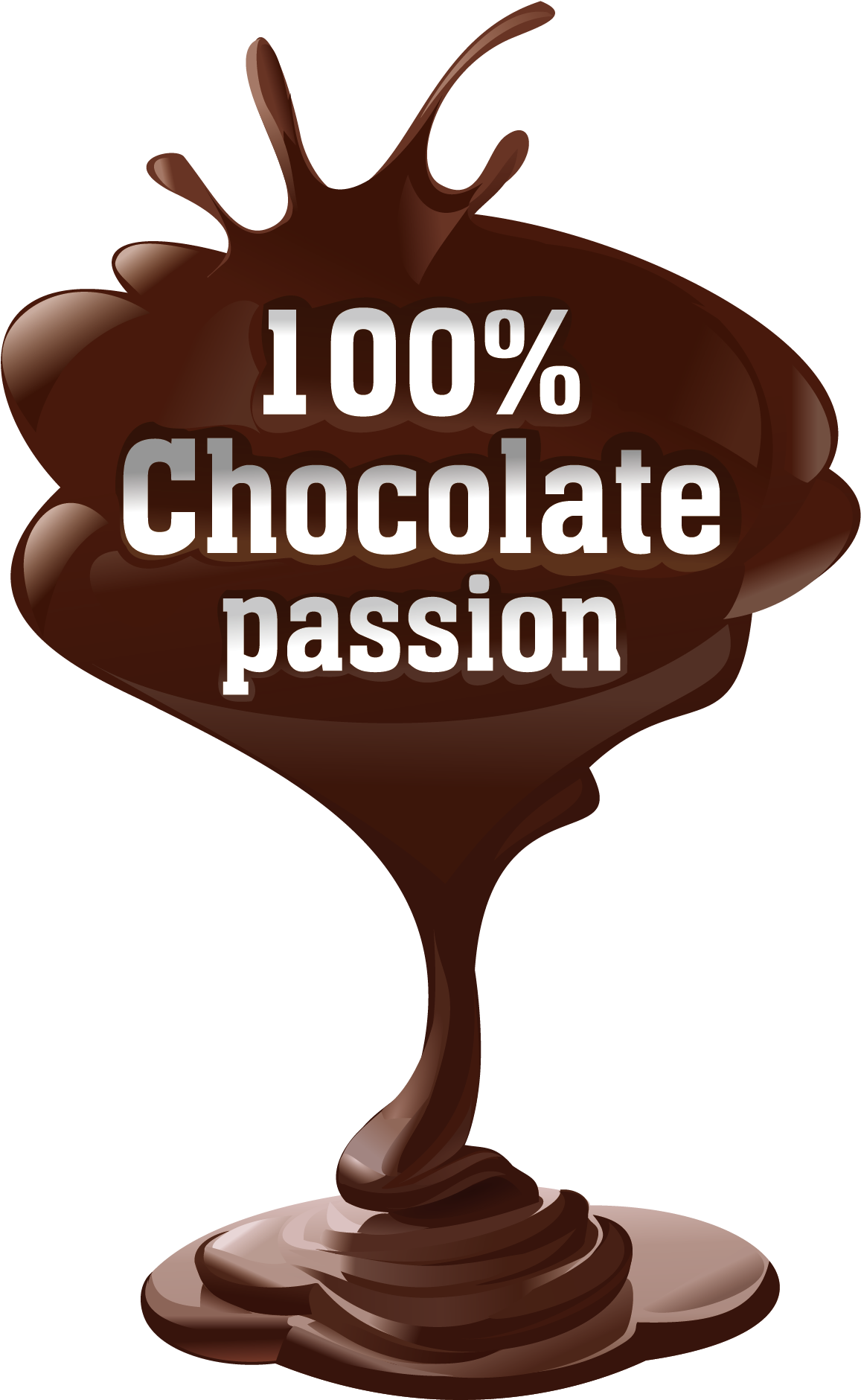 Melting Vector Chocolate Liquid - Chocolate Logo Vector Png Clipart (1157x1881), Png Download