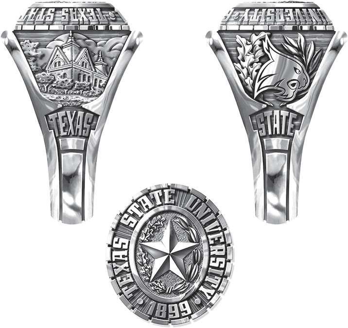 Texas State University Ring Clipart (800x800), Png Download