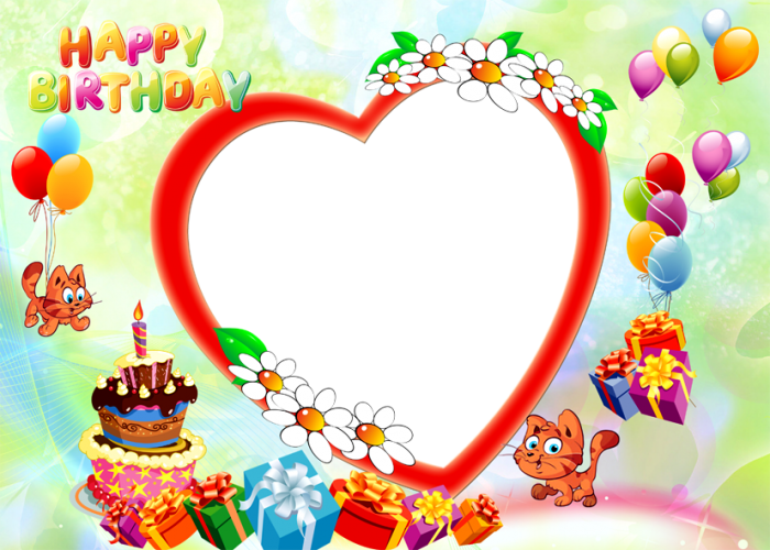 Happy Birthday Frame Png - Happy Birthday Frame Hd Clipart (700x500), Png Download