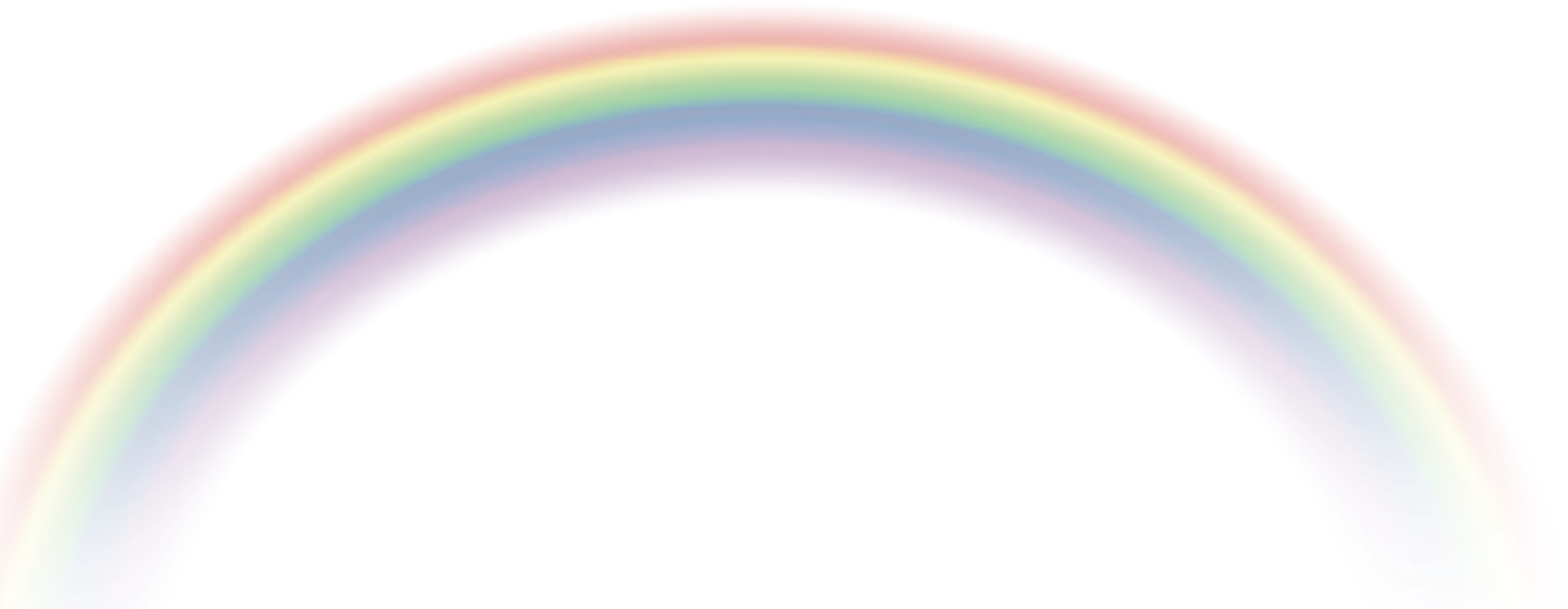 Realistic Rainbow Png - Arcoiris Png Clipart (1600x621), Png Download