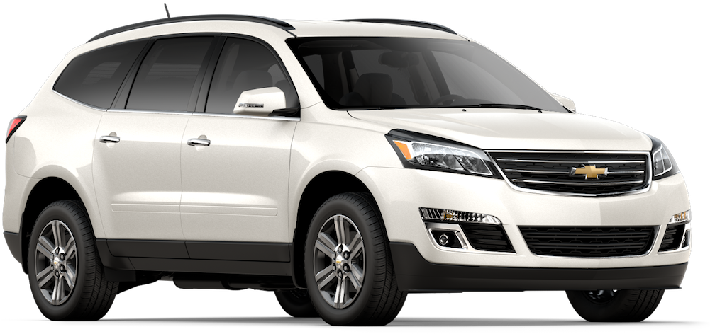 2017 Chevy Traverse - 2017 Chevy Traverse White Clipart (1000x555), Png Download