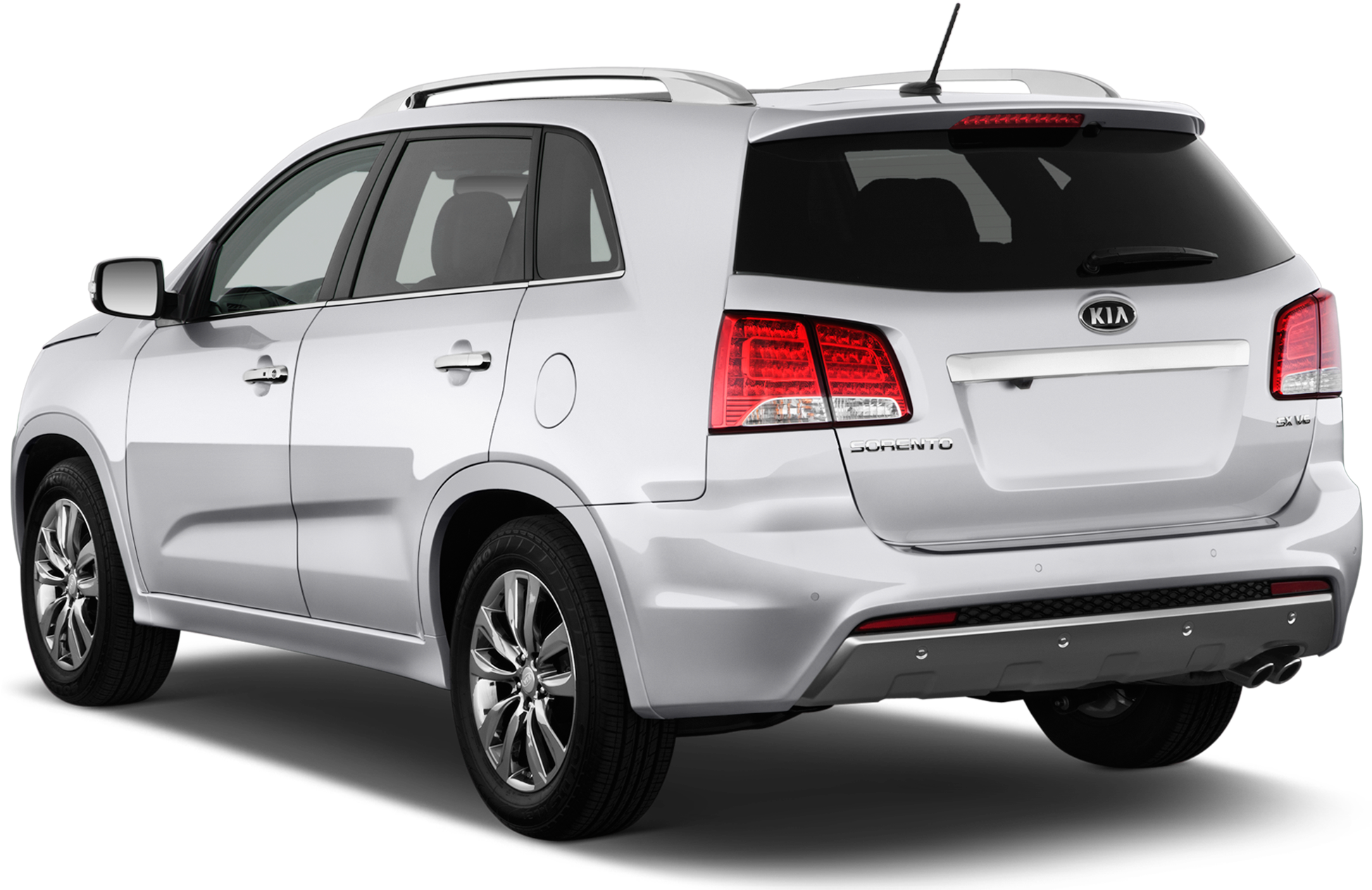 2013 Kia Sorento - Prius V 2012 Rear Clipart (2048x1360), Png Download