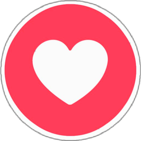 #love #heart #reaction #facebook #stiker #red #instagram - Asana Icon Clipart (536x535), Png Download