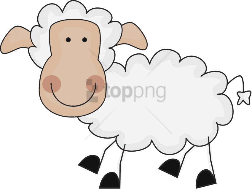 Free Png Sheep Png Images Png Image With Transparent - Sheep Clipart No Background (850x637), Png Download