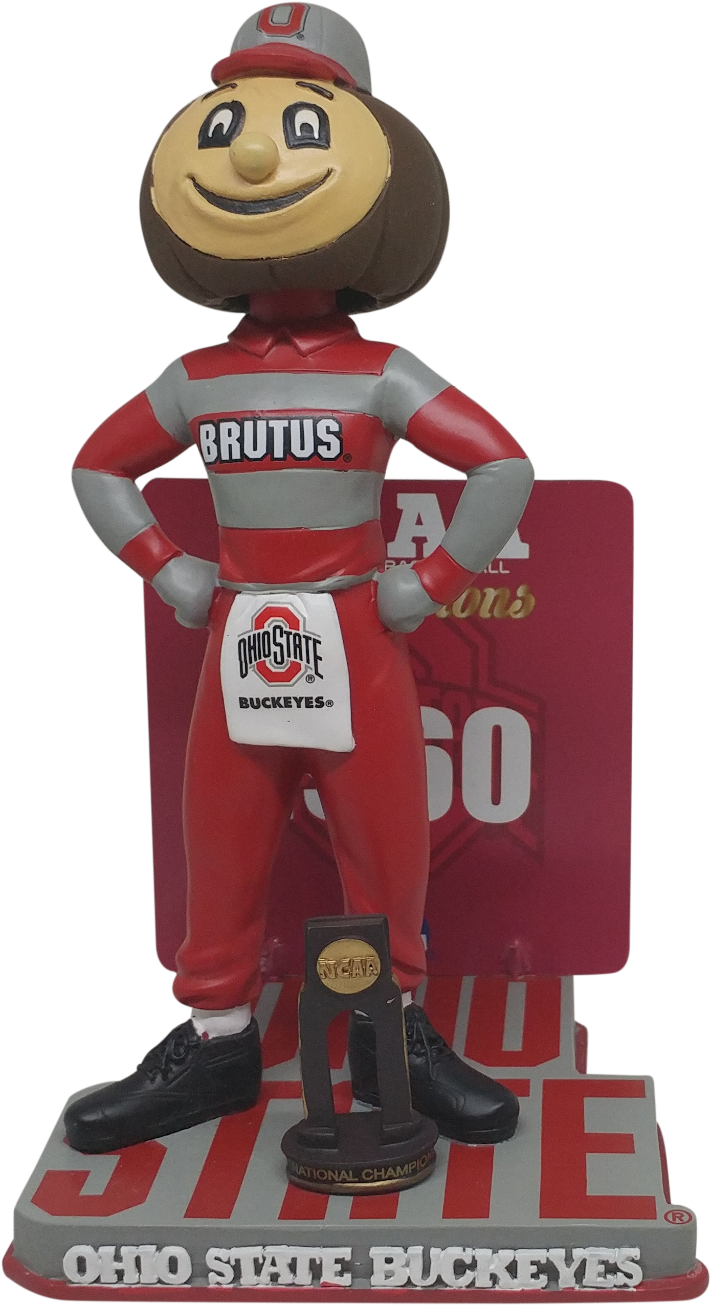 Brutus Buckeye Ohio State Ncaa Men's Basketball Nat - Figurine Clipart (2129x2921), Png Download
