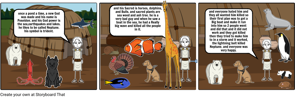 How Neptune Died - Cartoon Clipart (1164x385), Png Download