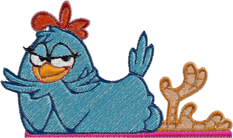 Imagem Da Galinha Pintadinha Deitada Clipart (800x800), Png Download
