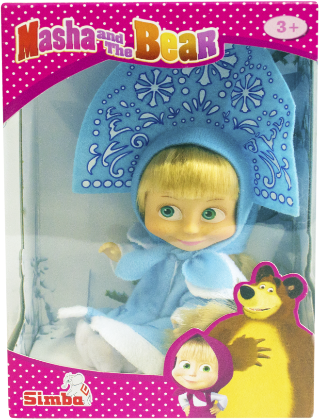 Boneca Da Masha Estilo Cartoon Brinquedos Clipart (845x1200), Png Download