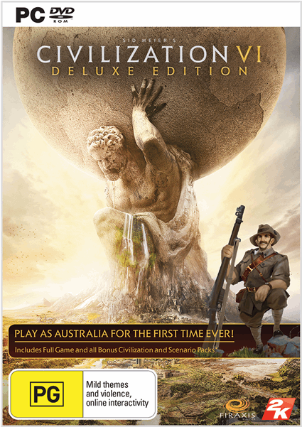 Civilization Vi Deluxe Edition - Sid Meiers Civilization Vi Pc Clipart (600x600), Png Download