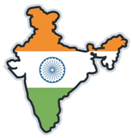 Happy Independence Day Png Transparent Image - Independence Day India Map Clipart (1200x538), Png Download