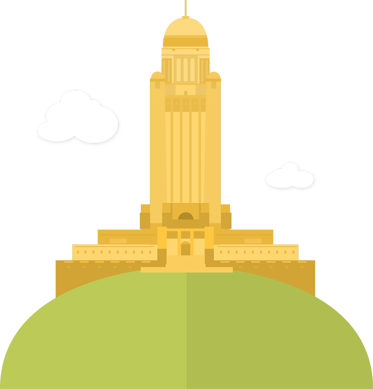 Capitol Clipart - Illustration - Png Download (1197x1246), Png Download