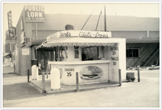 History - Original Carl's Jr Restaurant Clipart (800x452), Png Download