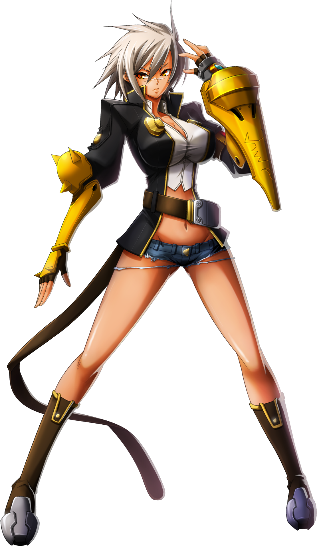 Bullet From Blazblue In The Ga-hq Video Game Character - Blazblue Chrono Phantasma Bullet Clipart (1111x1913), Png Download