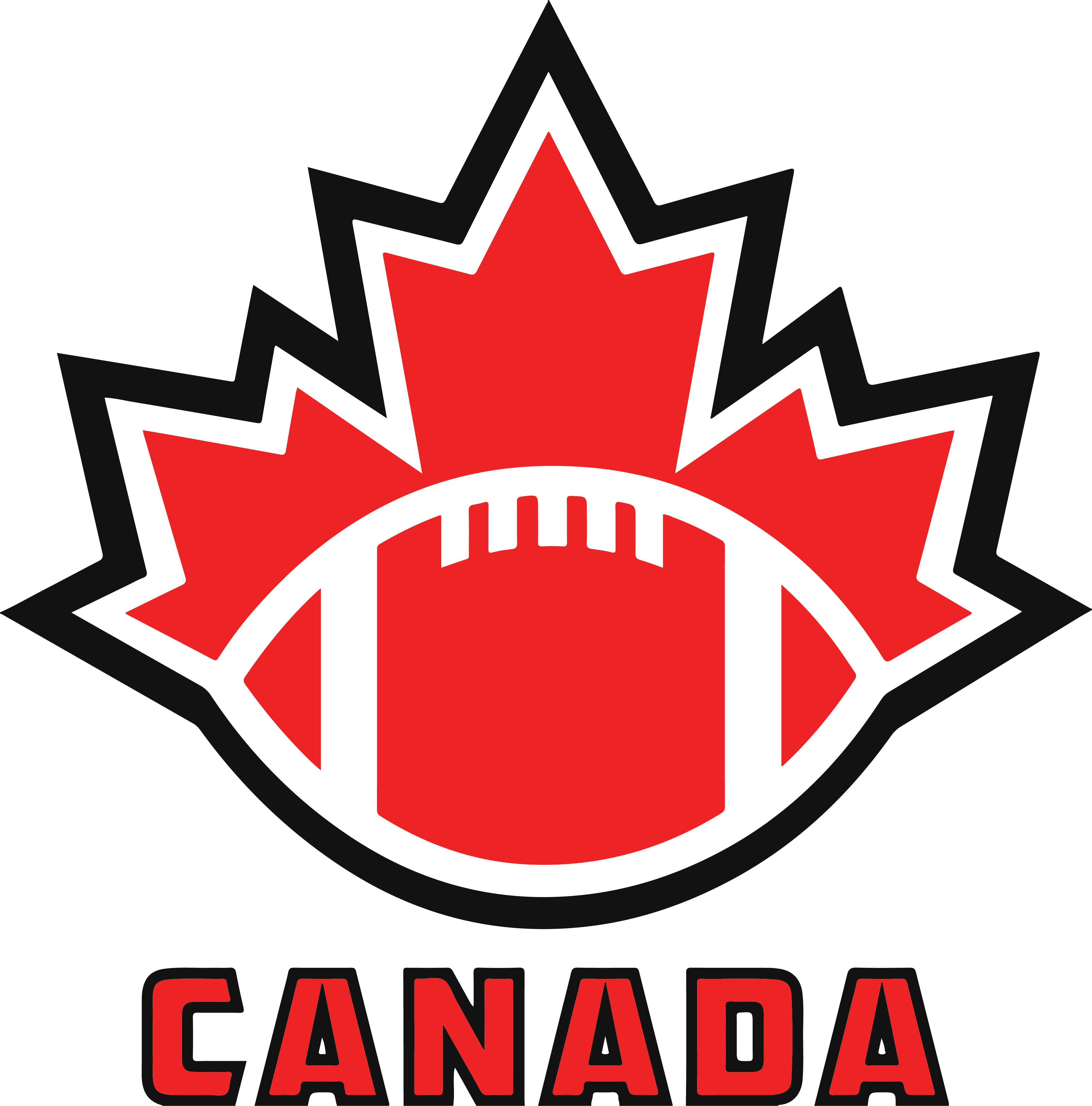 Proud Partners - Team Canada Football Logo Clipart (3755x3801), Png Download