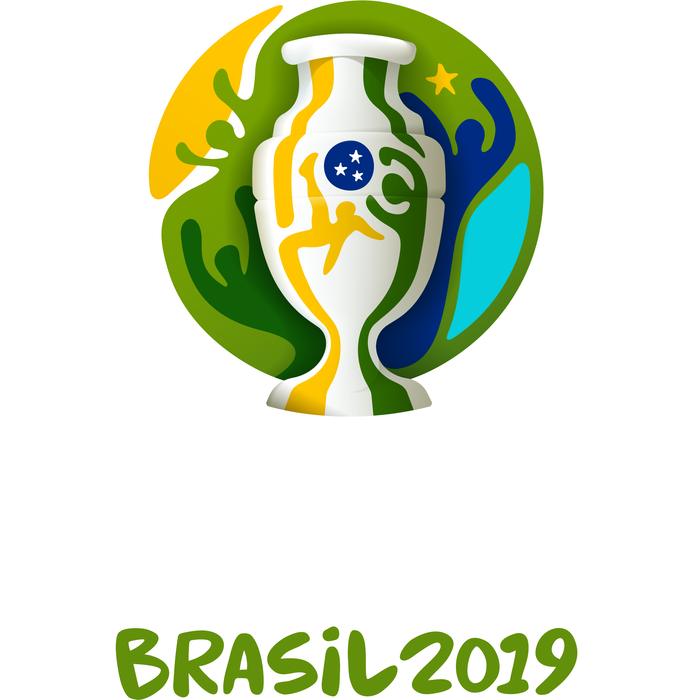 Copa América Brasil - Logo Copa America 2019 Png Clipart (3560x3624), Png Download