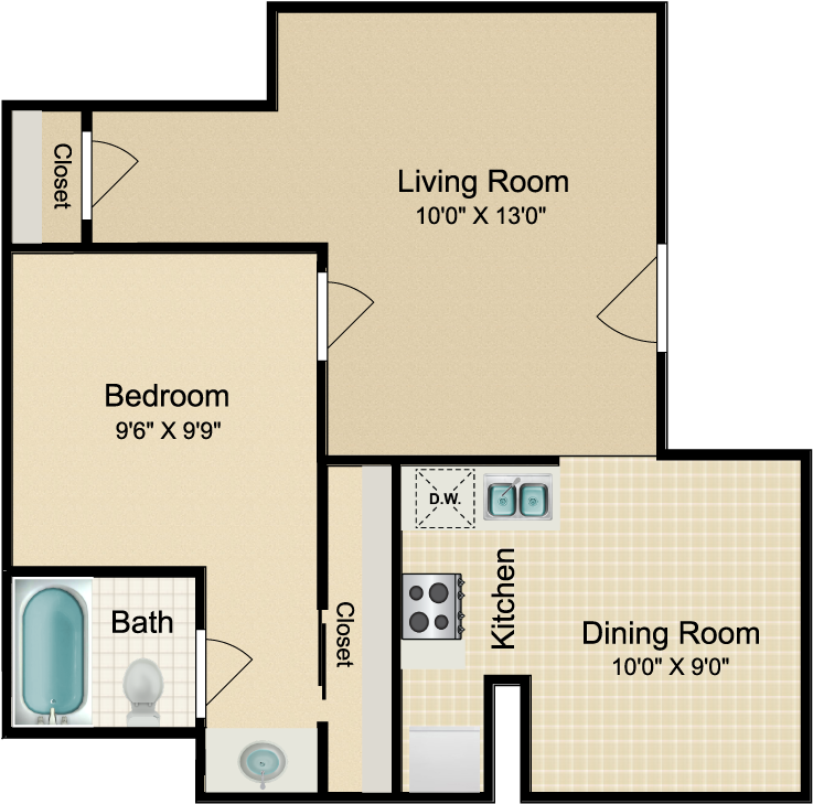 Sicily - Floor Plan Clipart (750x750), Png Download