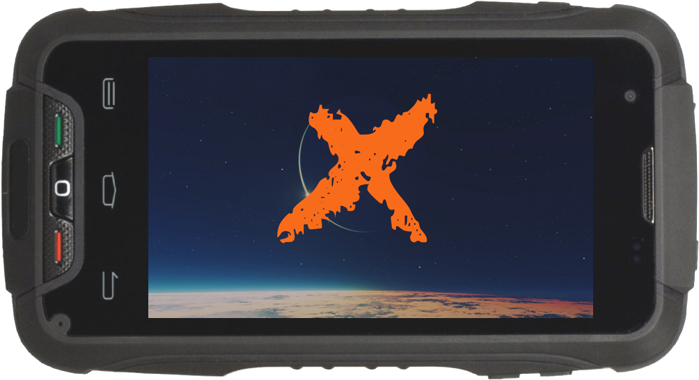 X-tel 7500 Rugged Smartphone - Smartphone Clipart (1200x690), Png Download