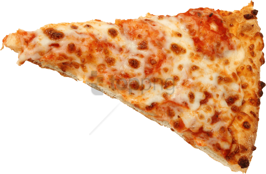 Free Png Pizza Transparent Png Image With Transparent - Cheese Pizza Slice Png Clipart (851x555), Png Download