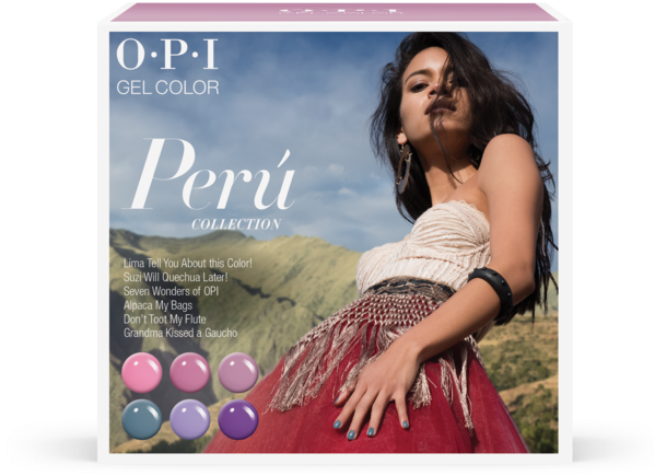 Opi Peru Collection Clipart (600x567), Png Download