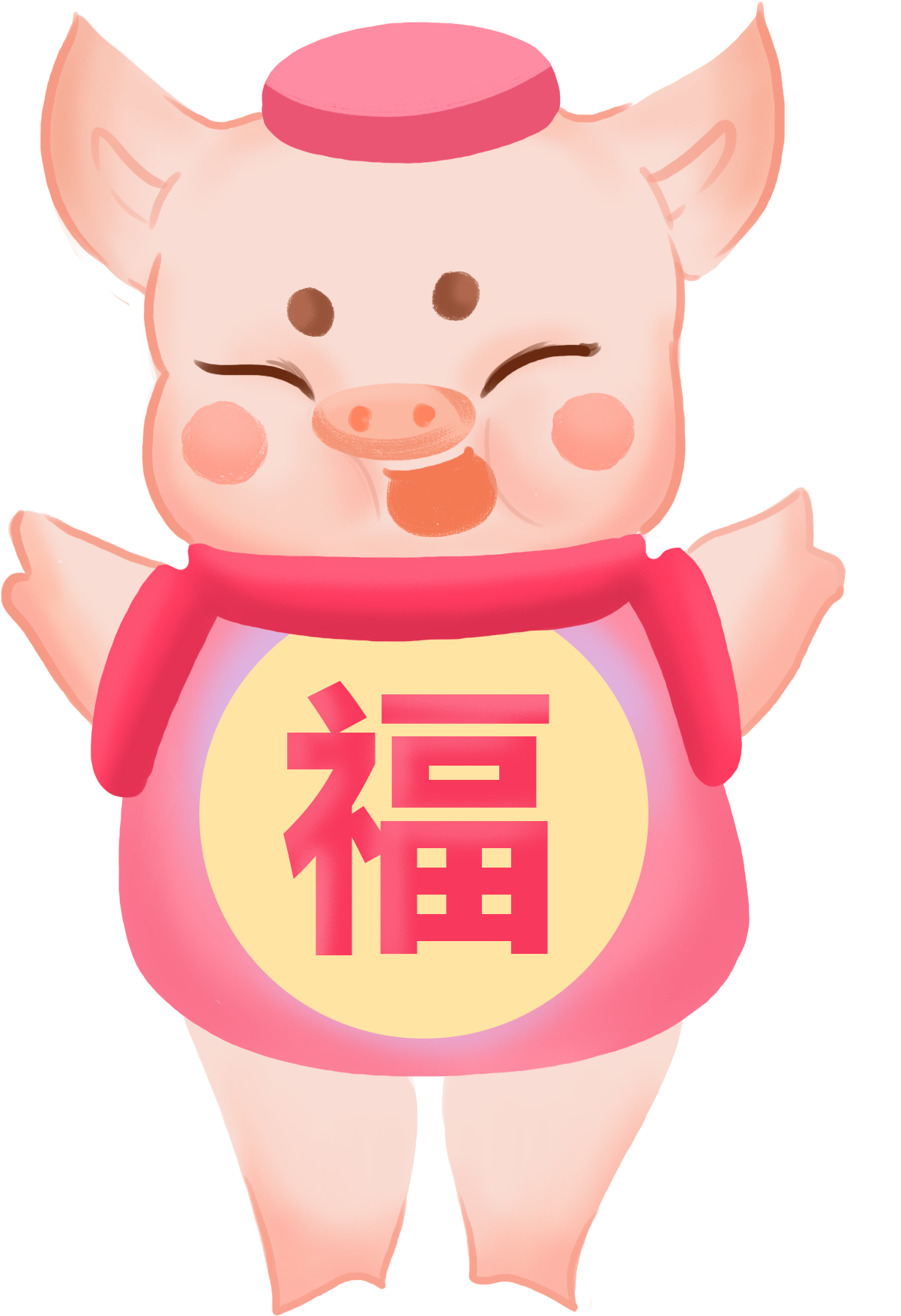 Pig Year Baby 2019 Png And Psd - Pig Clipart (2000x2000), Png Download