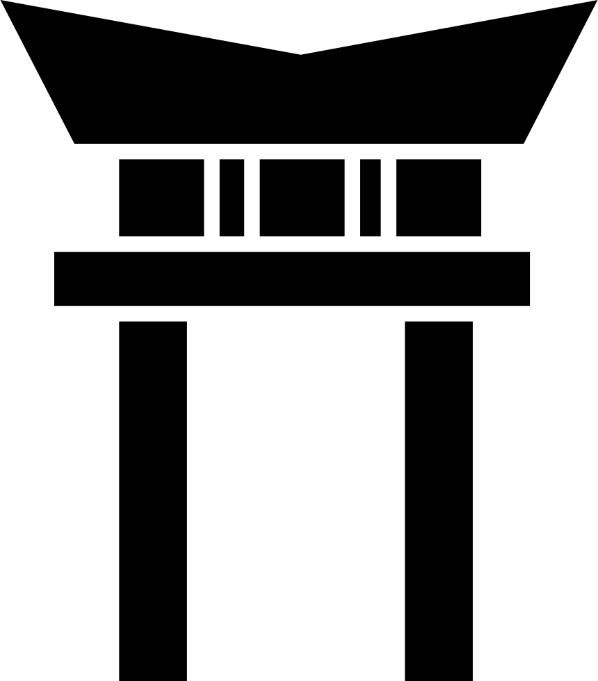 Png File - Simbolo Torii Clipart (860x980), Png Download