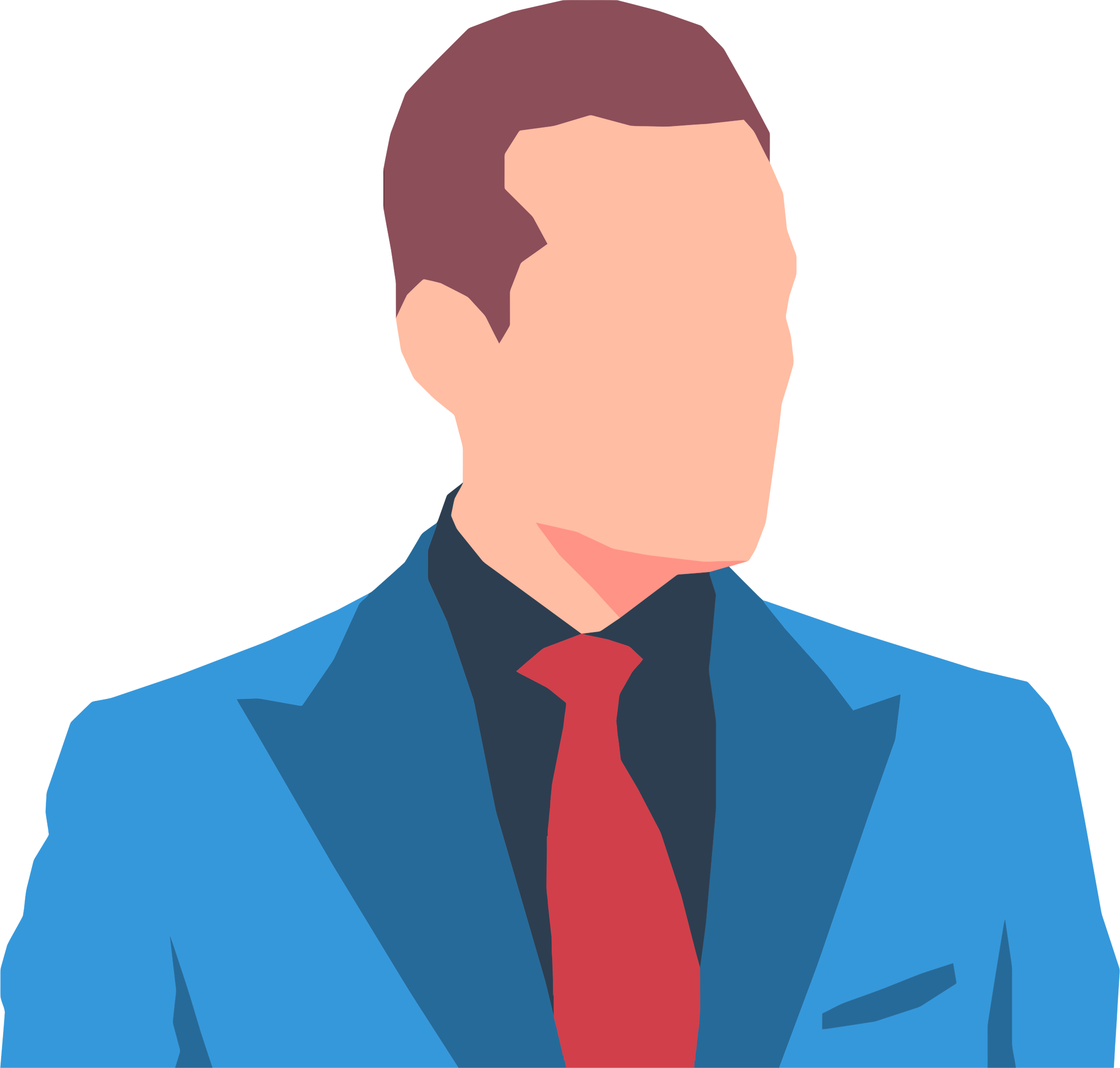 This Free Icons Png Design Of Faceless Male Avatar - Man In Suit Clip Art Transparent Png (2274x2170), Png Download