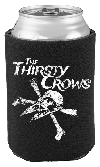 The Thirsty Crows Beer Koozie - Thirsty Crows Clipart (600x600), Png Download