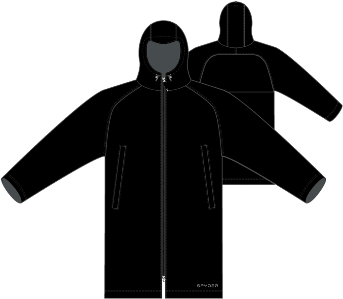 Long Rain Jacket - Wetsuit Clipart (700x700), Png Download